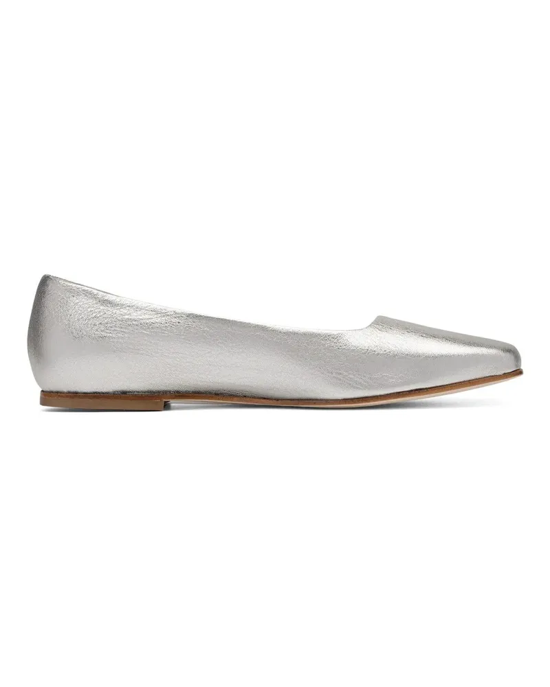Henry Stevens Ballerinas Ballerinas Audrey B silberfarben 