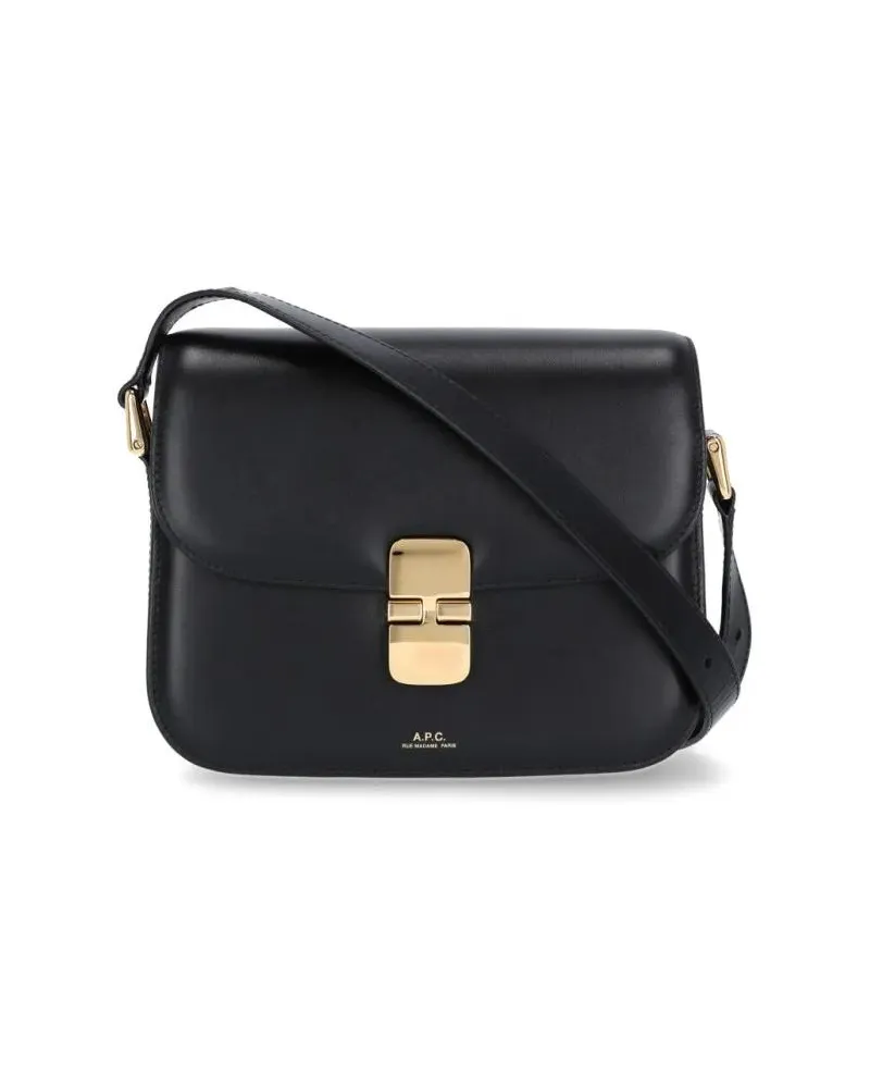 A.P.C. Hobo Bags Small Grace Shoulder Bag schwarz Schwarz