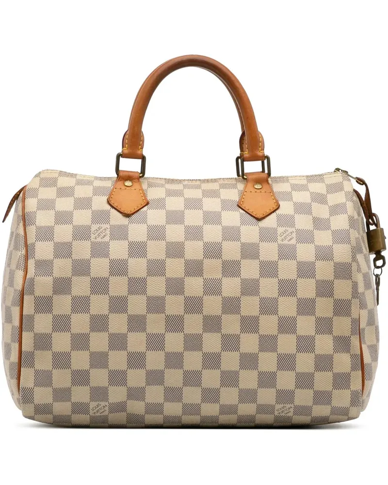 Louis Vuitton Crossbody Bags Damier Azur Speedy 30 weiß Weiß