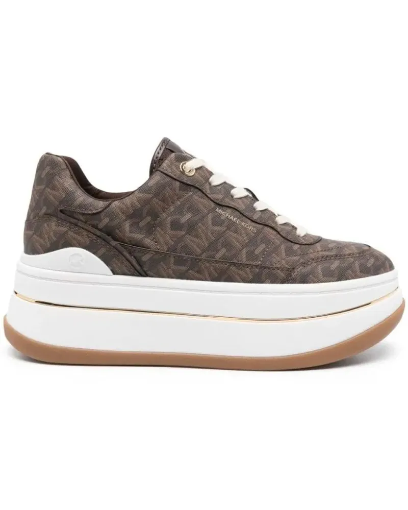 Michael Kors Low-Top Sneaker Hayes Lace Up braun Braun