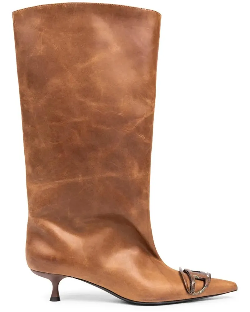 Diesel Stiefeletten D-VENUS 40 KB TUBE CAPPUCHINO braun Braun