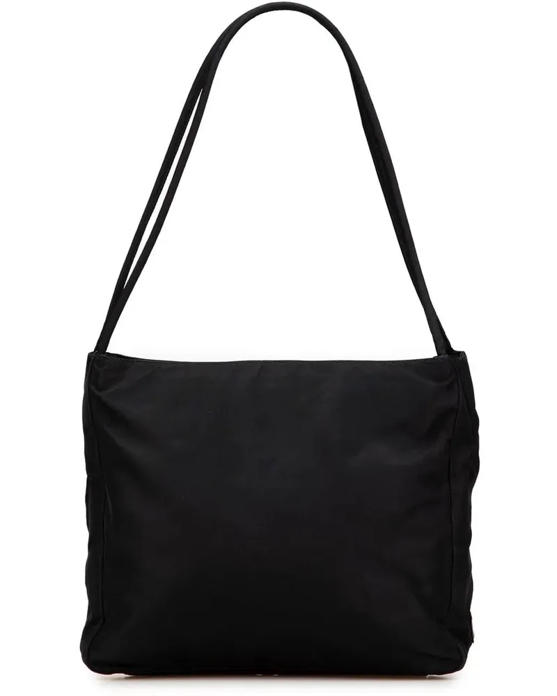 Prada Shopper Tessuto Tote schwarz Schwarz