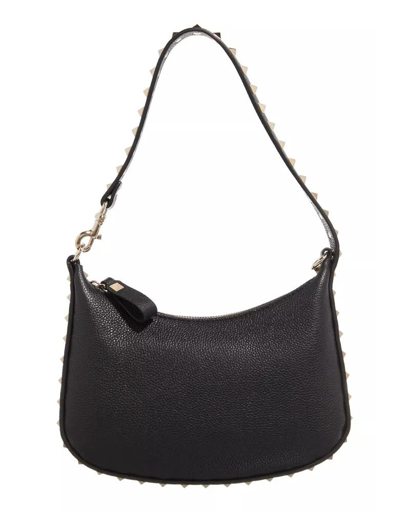 Valentino Garavani Hobo Bags Mini Hobo Rockstud schwarz Schwarz