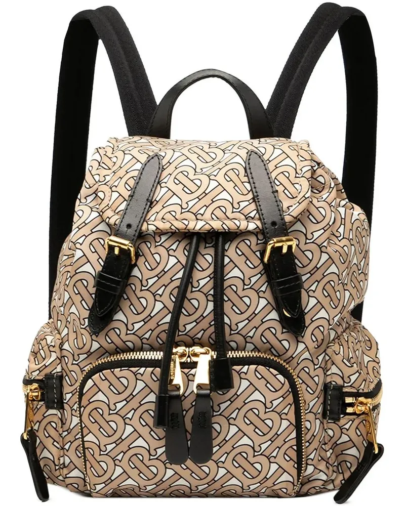 Burberry Rucksäcke TB Monogram Nylon Backpack braun Braun