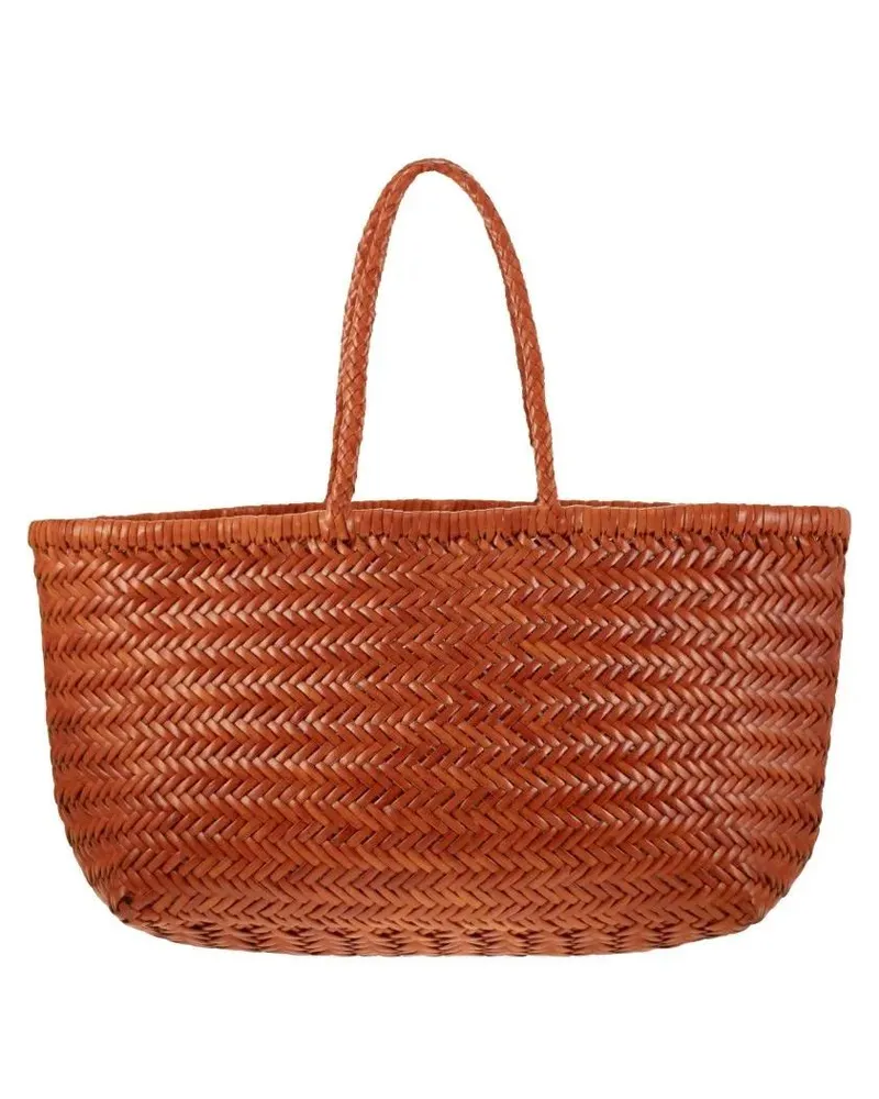 Dragon Diffusion Shopper & Totes Triple Jump Big - Woven Leather Bag orange Orange