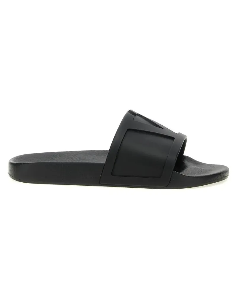 Valentino Garavani Loafer 'Coolside' Slides schwarz Schwarz