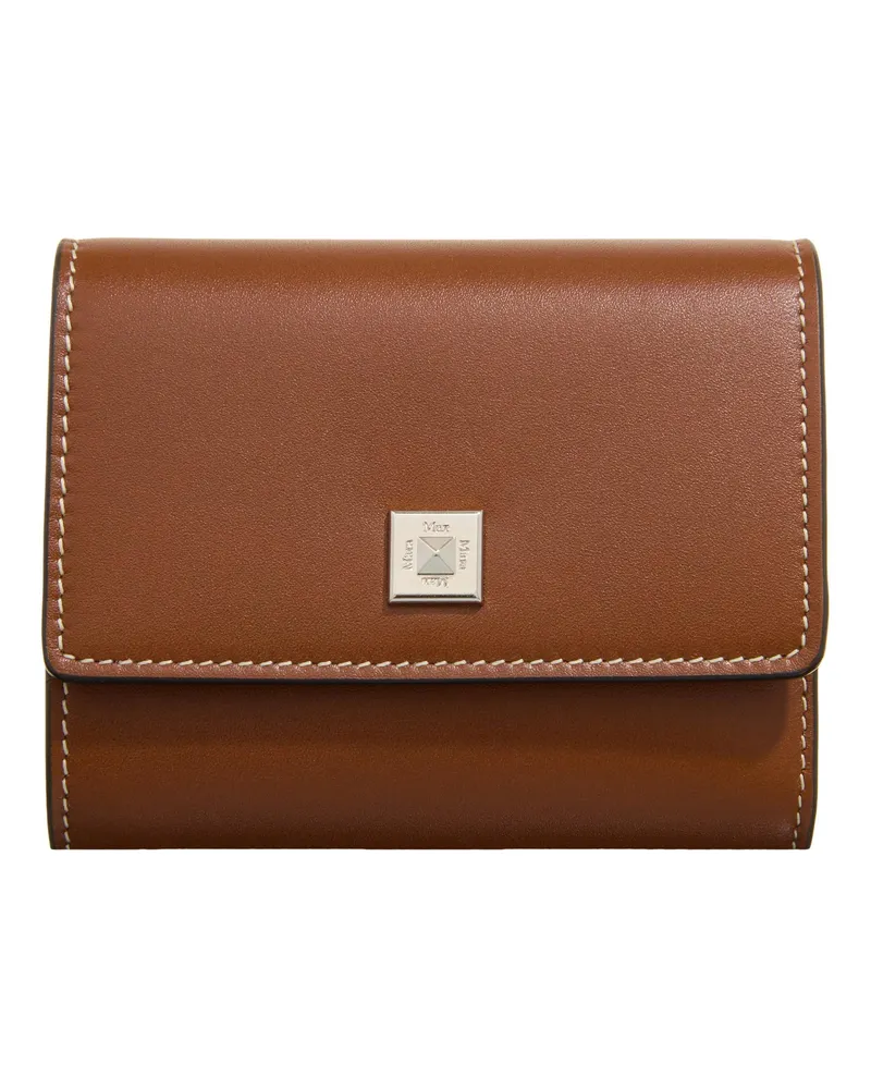 Max Mara Portemonnaie Compact Wallet Braun