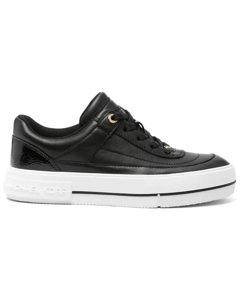Michael Kors Low-Top Sneaker Casual Black Sheep Leather Sneakers schwarz Schwarz