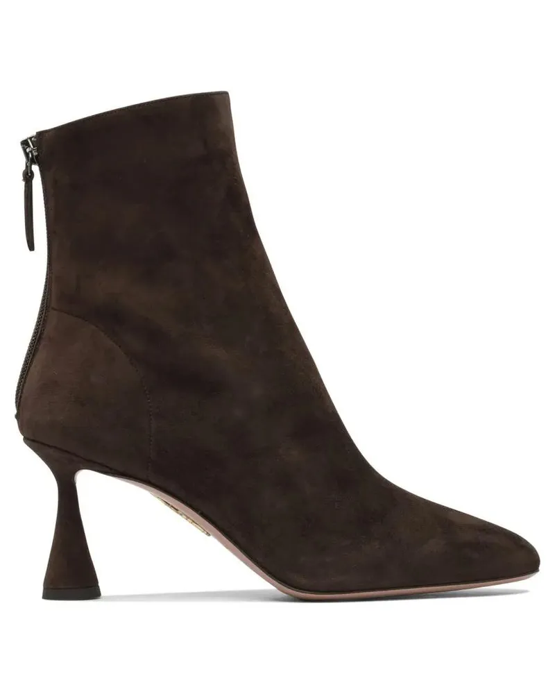 Aquazzura Stiefel Pointed-Toe Ankle Boots schwarz Schwarz