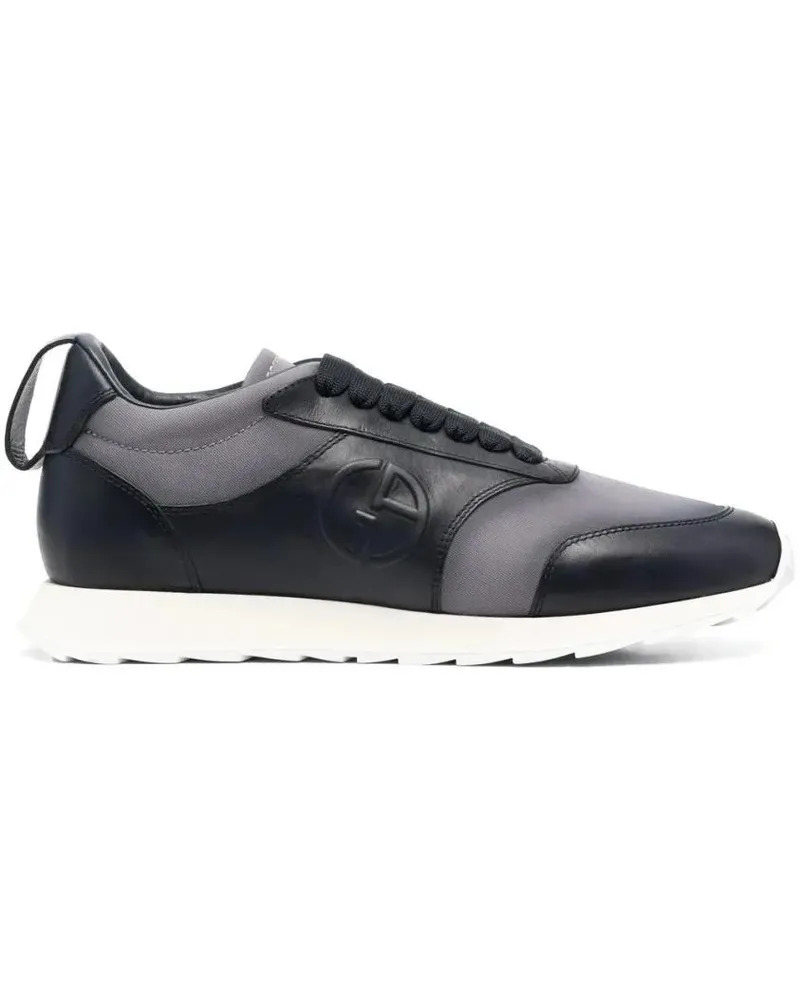 Giorgio Armani Low-Top Sneaker Closed Blue Trainers blau Blau