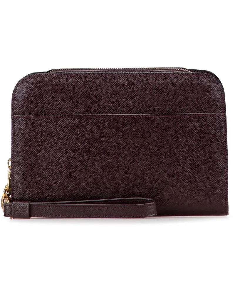 Louis Vuitton Clutches Taiga Pochette Baikal rot Rot