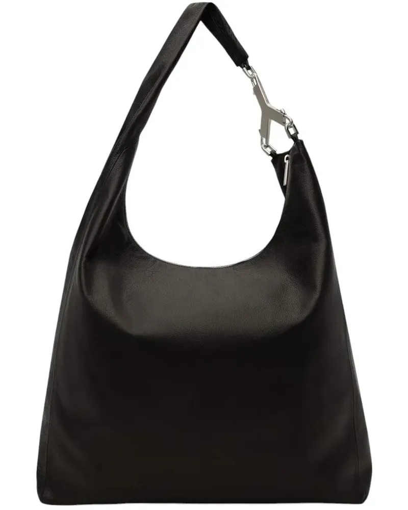 Rick Owens Rucksäcke Sac Cerberus cuir Noir fermoir metal Anse Rick Owe schwarz Schwarz