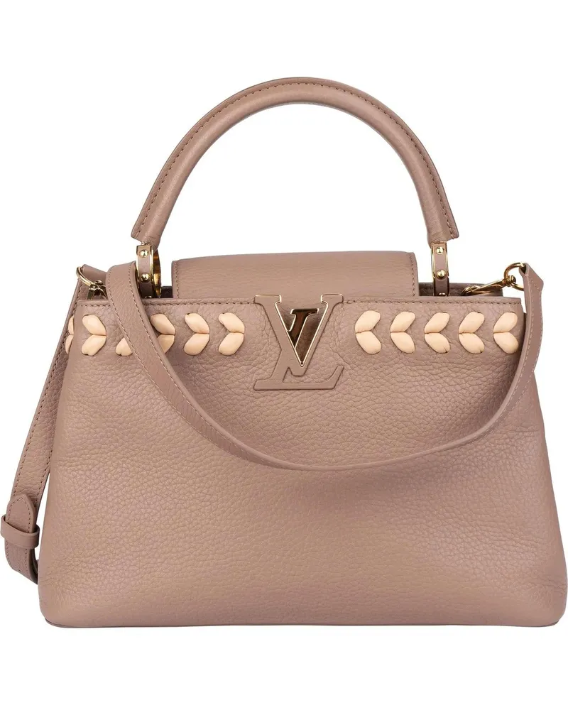 Louis Vuitton Crossbody Bags  Braided Taurillon Leather Capucines rot Rot