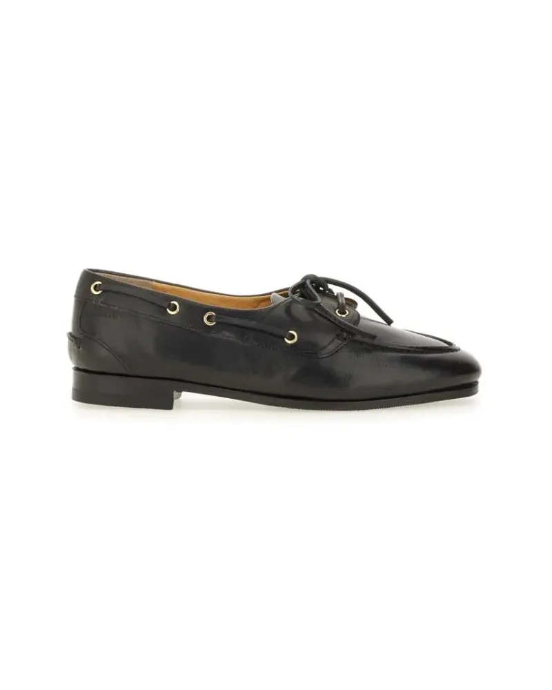 Bally Moccasin Plume With Lace-Up Detail And Durable Sol schwarz Schwarz