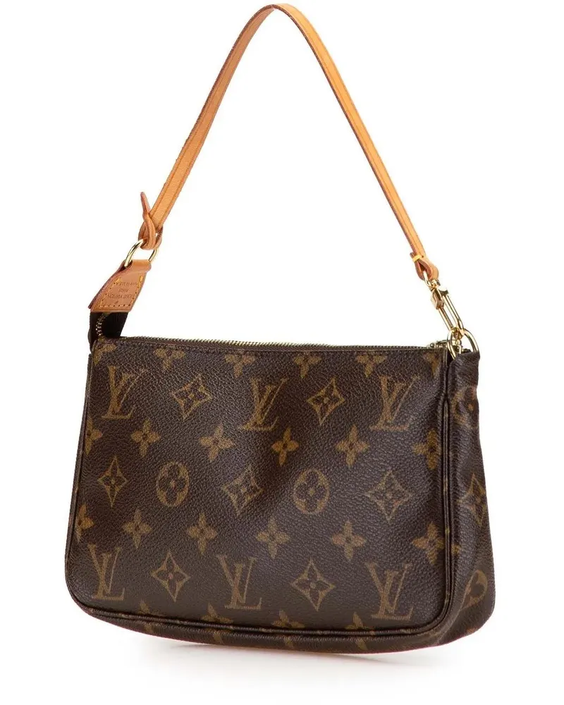 Louis Vuitton Hobo Bags Monogram Pochette Accessoires braun Braun