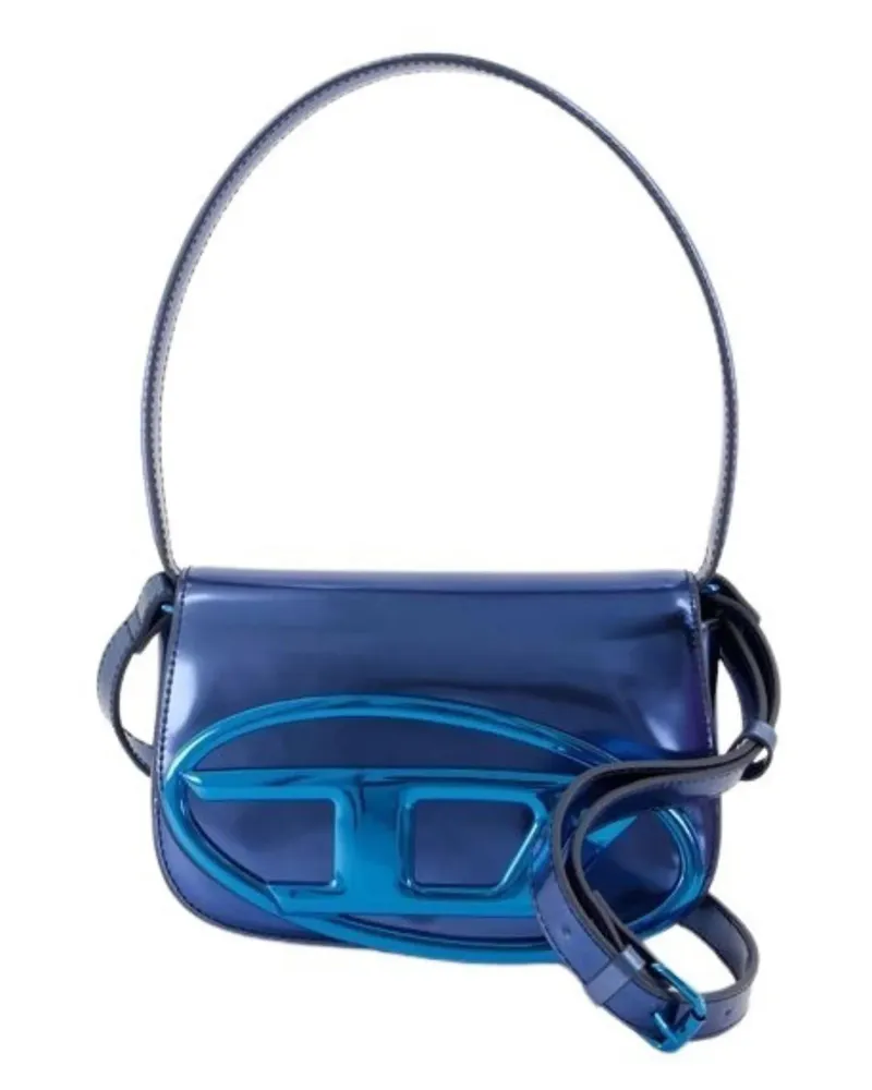 Diesel Hobo Bags 1DR Mirror Effect Shoulder Bag blau Blau