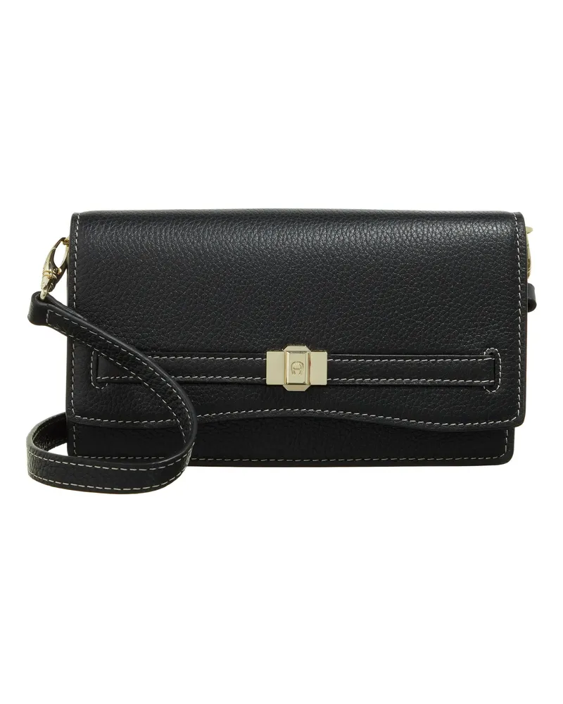 Aigner Portemonnaie Wallet on Chain schwarz Schwarz