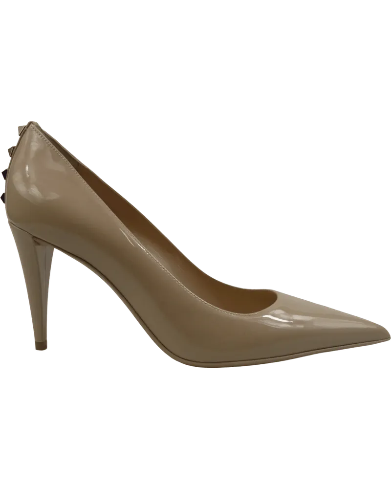 Valentino Garavani Hohe Schuhe Decollete Nude Lucido rosa Gold