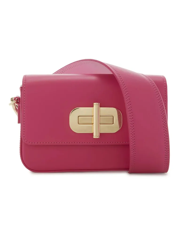 Tommy Hilfiger Crossbody Bags Turnlock Leather Journee Tl rosa Gold