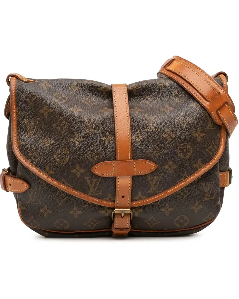 Louis Vuitton Hobo Bags Monogram Saumur 30 braun Braun