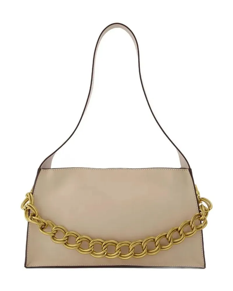 Manu Atelier Hobo Bags Kesme Bag In Ivory Leather beige Beige