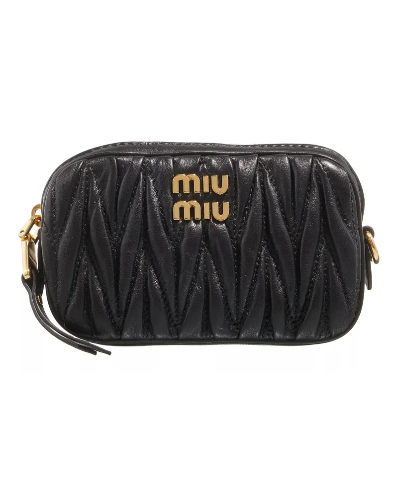 Miu Miu Gürtel Women Leather Belt schwarz Schwarz
