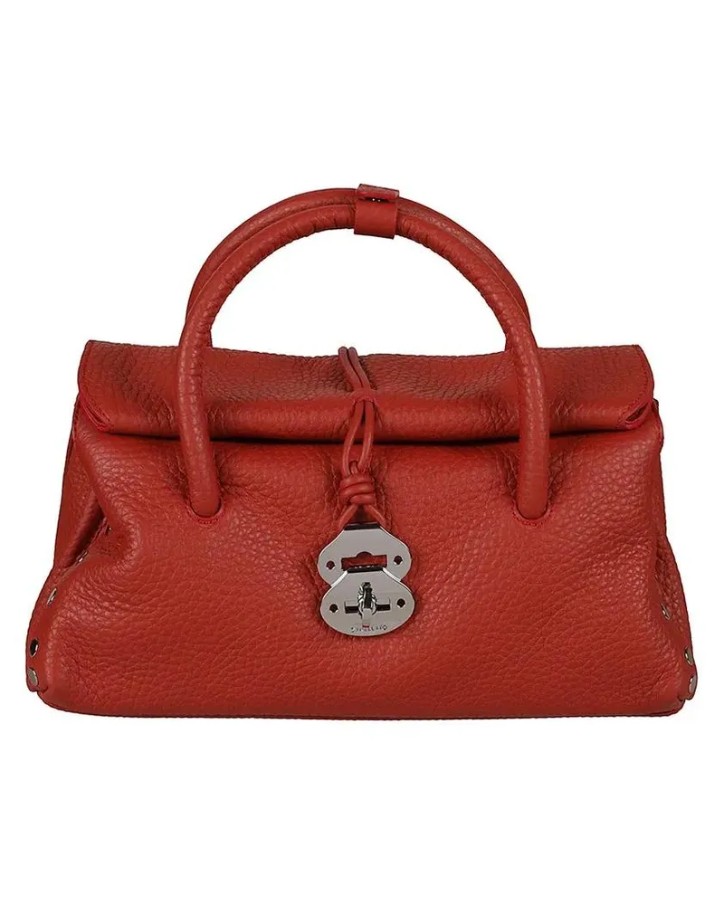 Zanellato Hobo Bags Leather Bag Dotta Centauro S Shoulder Bag rot Rot