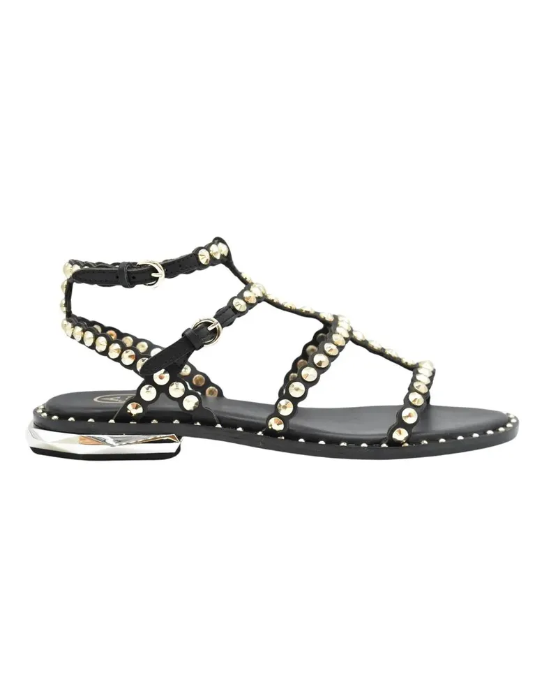 ash Sandalen Black Flat Sandals schwarz Schwarz