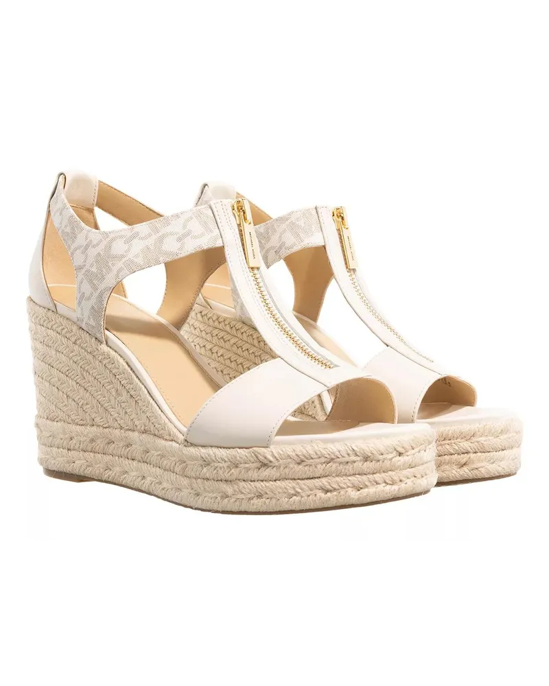 Michael Kors Sandalen & Sandaletten Berkley Mid Wedge Creme