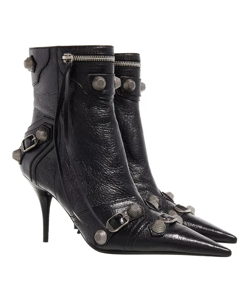 Balenciaga Stiefel & Boots Cagole 90mm Bootie schwarz Schwarz