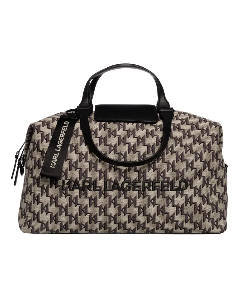 Karl Lagerfeld Reisegepäck K/Monogram Jkrd Weekender Beige