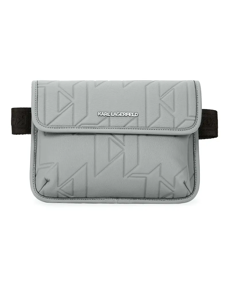 Karl Lagerfeld Crossbody Bags K/URBAN MONOGRAM GÜRTELTASCHE grau Grau