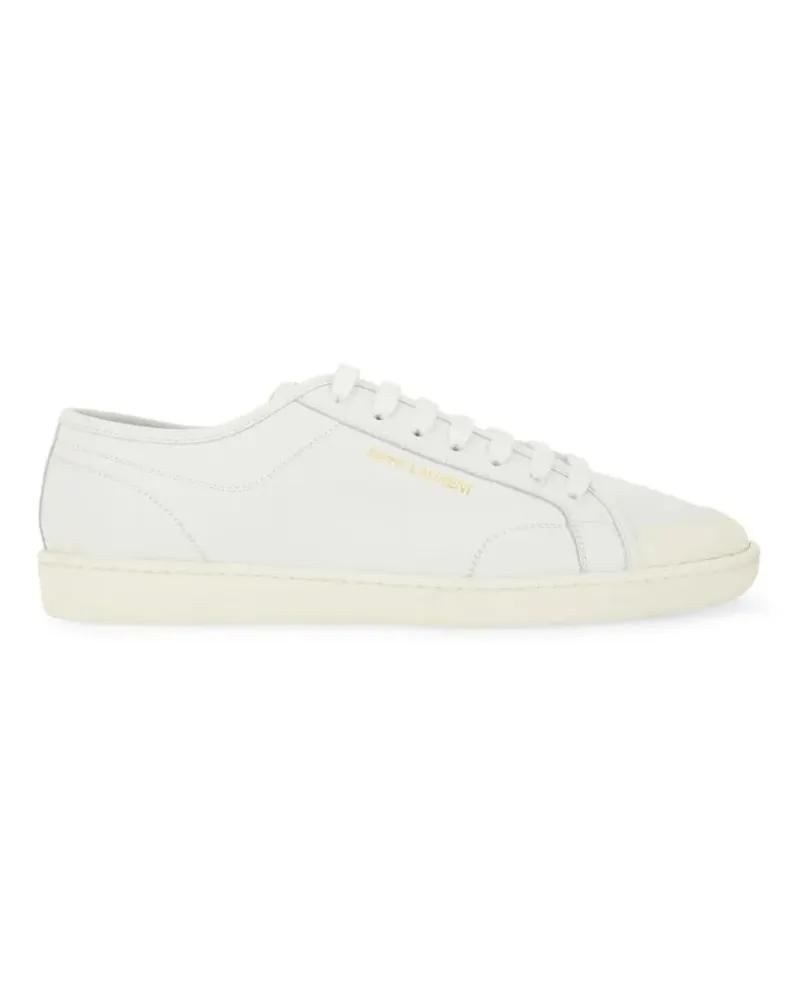 Saint Laurent Low-Top Sneaker Smooth Leather "Gym" Sneaker weiß Weiß