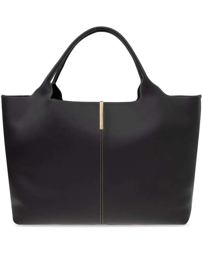 TOD'S Shopper & Totes Spacious Tote Bag With Design And Lining schwarz Schwarz
