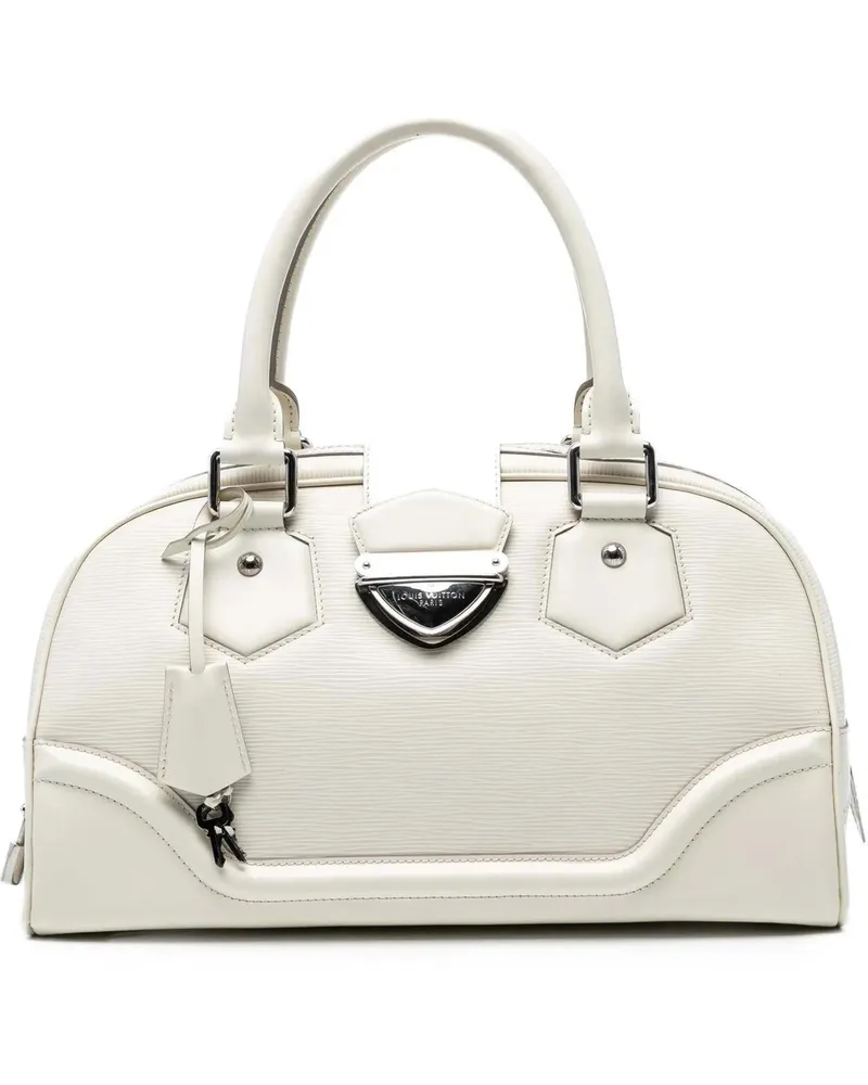 Louis Vuitton Crossbody Bags Epi Bowling Montaigne GM weiß Weiß