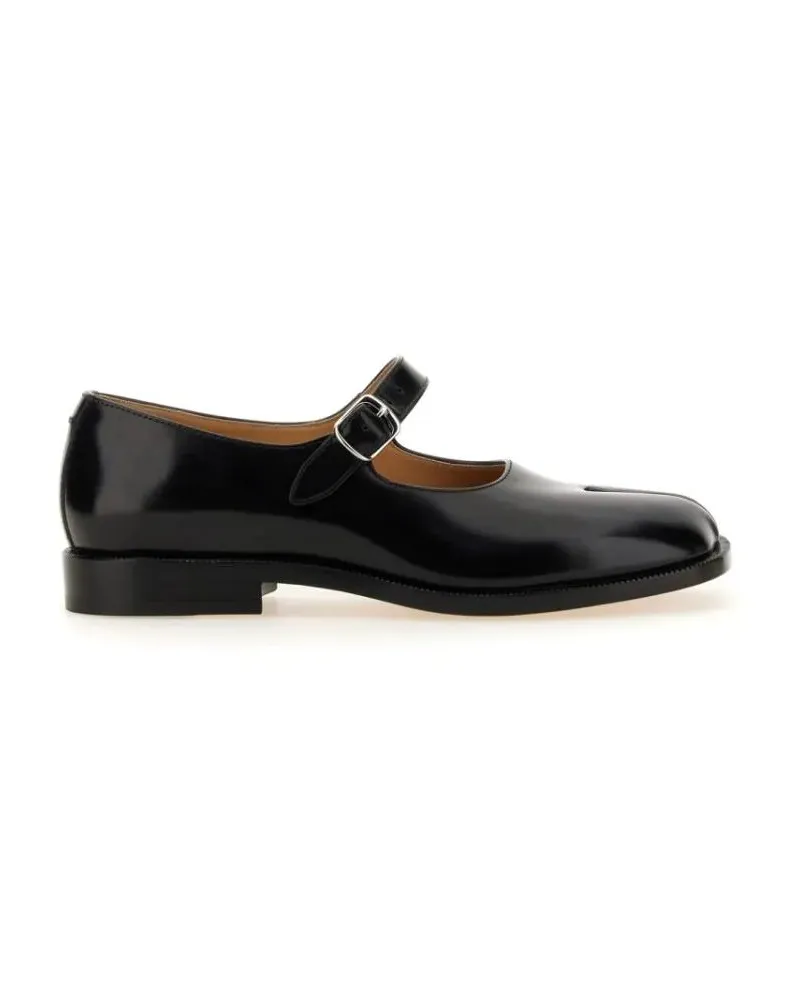 Maison Margiela Mary Jane Tabi Flats schwarz Schwarz