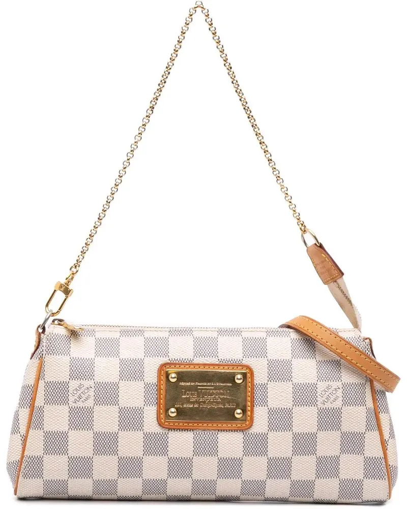 Louis Vuitton Hobo Bags Damier Azur Eva weiß Weiß