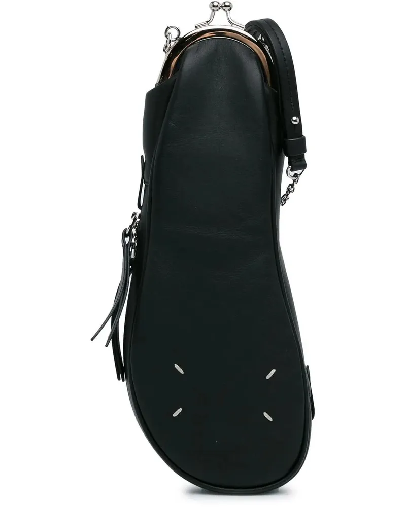 Maison Margiela Hobo Bags 2020-2024 Leather Tabi Crossbody schwarz Schwarz