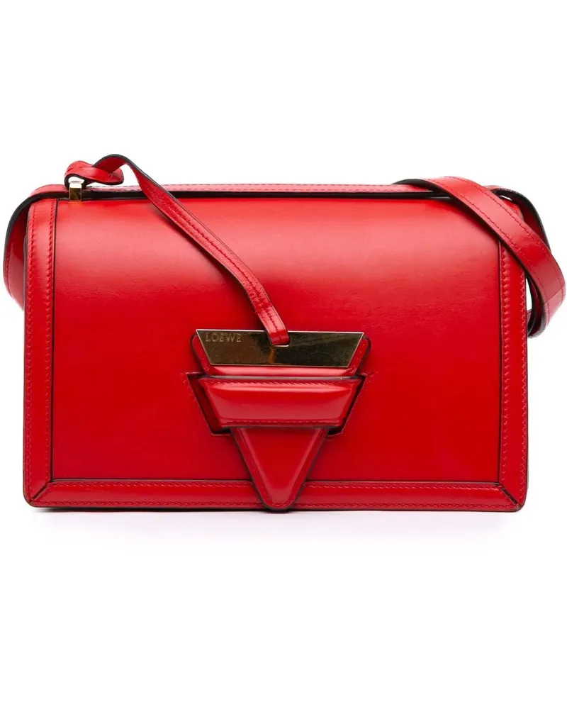Loewe Hobo Bags Medium Leather Barcelona Crossbody rot Rot