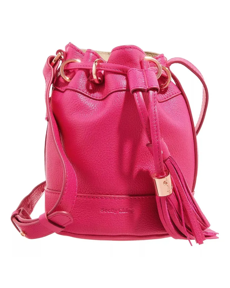 See by Chloé Crossbody Bags Small Vicki Bucket Bag Rosa