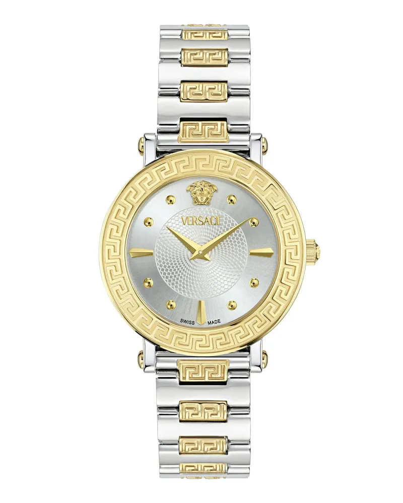 Versace Uhr Quarz-Analoguhr Greca Sphere silver Silber