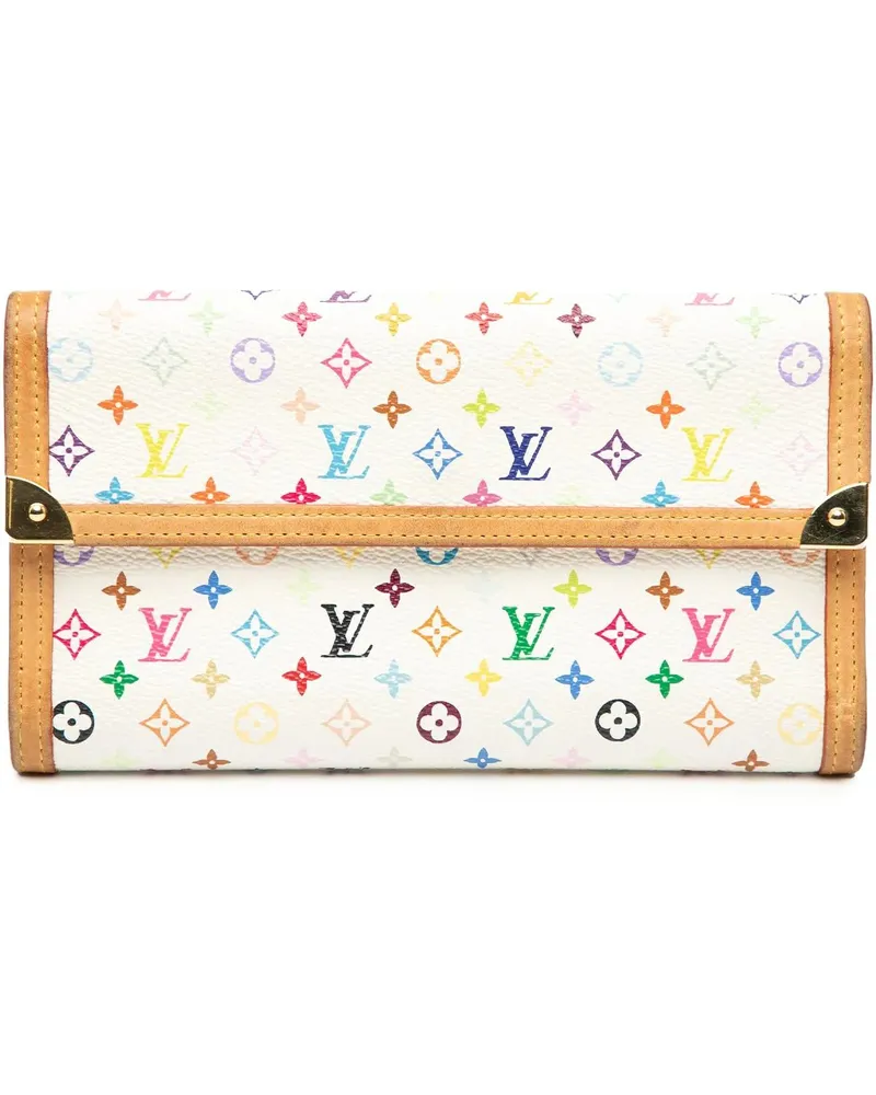 Louis Vuitton Portemonnaie Monogram Multicolore Porte Tresor International Wa weiß Weiß