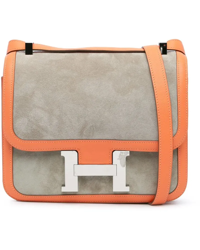 Hermès Hobo Bags 2014 Doblis and Swift Constance 24 grau Grau