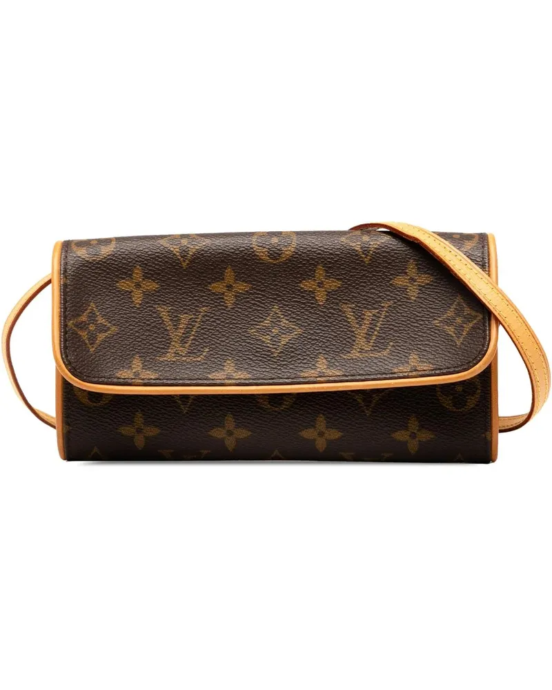 Louis Vuitton Hobo Bags Monogram Pochette Twin PM braun Braun