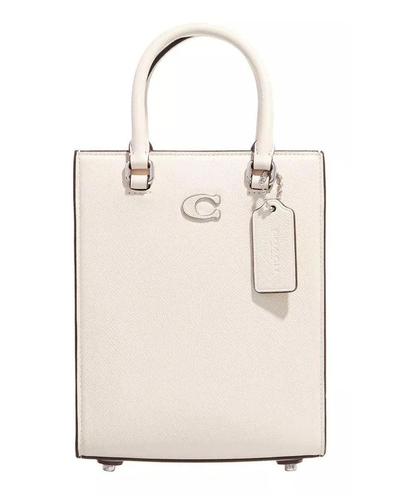 Coach Crossbody Bags Tote 16 In Crossgrain Leather Creme