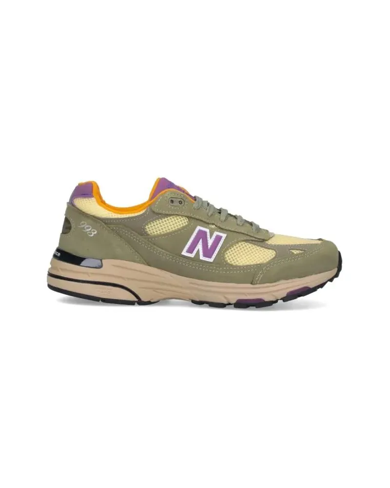 New Balance Low-Top Sneaker Suede Sneakers With Breathable Mesh And Accented L grün Grün