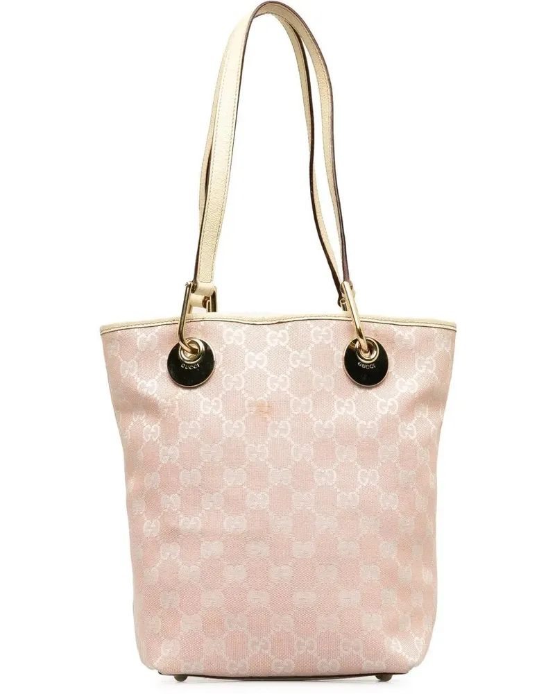 Gucci Shopper GG Canvas Eclipse Shoulder Bag rosa Gold