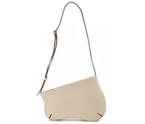 Hobo Bags Mini Curve Hobo Bag  - Ivory - Leather beige