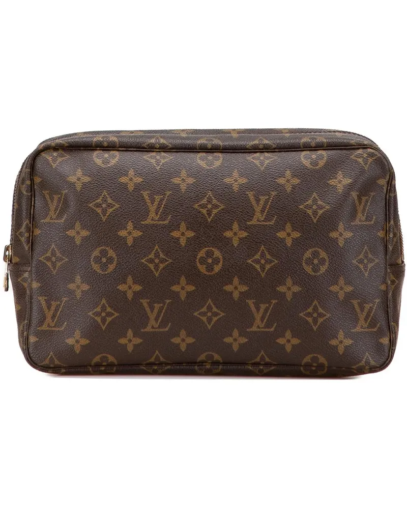 Louis Vuitton Clutches Monogram Trousse Toilette 28 braun Braun