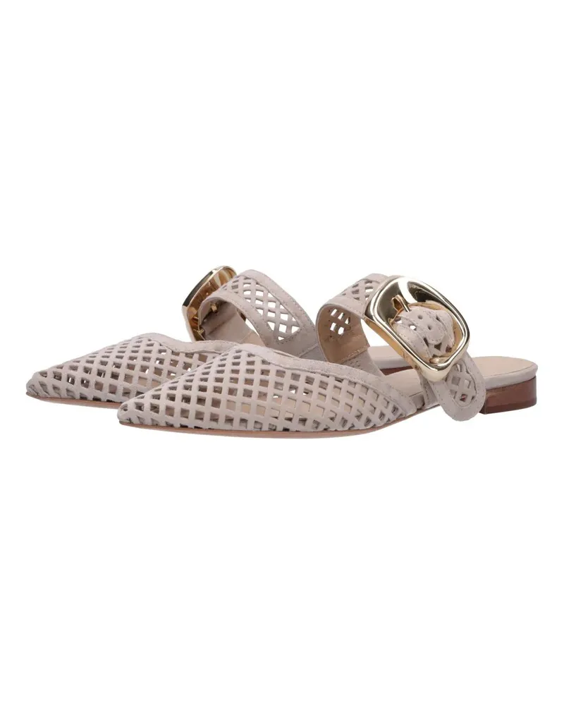 Thea Mika Sandaletten mit Absatz Sabots beige Beige